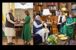 PM Modi meets Greek President, speaks about Chandrayaan’s success