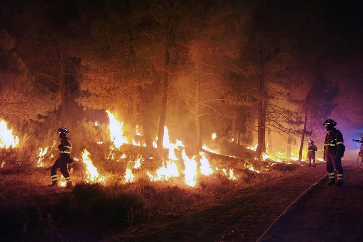 Wildfires, Spanish island