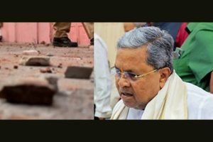 Man arrested for pelting stones at Chief Minister Siddaramaiah’s residence