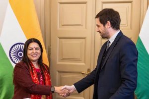 Budapest: Meenakashi Lekhi addresses conference on 75 years of India-Hungary relations