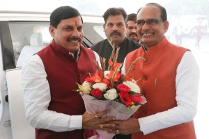 As new cabinet in MP takes shape CM Mohan Yadav meets Chouhan