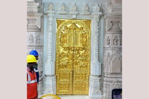 Ram temple gets its first ‘gold’ door ahead of Jan 22 inauguration