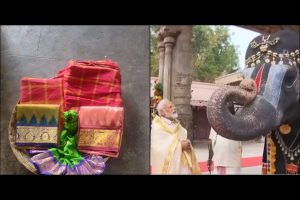 Ranganatha Swamy temple priests present gifts to PM Modi for Ram Mandir