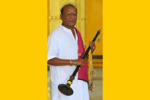 Music Mastero Seshampatti T. Sivalingam conferred with Padma Shri