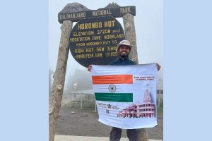 Indian flag, temple flag to be hoisted on Mt Kilimanjaro today