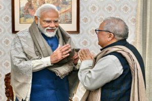 Rajasthan Governor calls on PM Modi in Jaipur; discusses several issues pertaining to State’s development