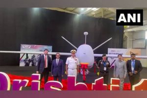 Navy Chief unveils first indigenously manufactured Drishti 10 Unmanned Aerial Vehicle