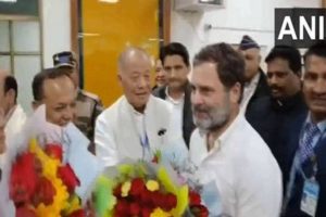 Bharat Jodo Nyay Yatra: Rahul Gandhi receives warm welcome from party leaders in Imphal