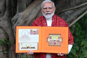 PM Modi releases commemorative postage stamps on Ram Temple in Ayodhya