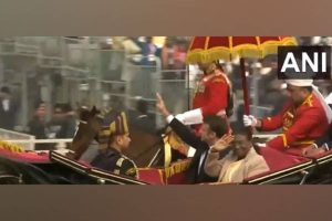 Republic Day parade concludes; President Bodyguard escorts Droupadi Murmu, Emmanuel Macron