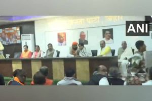 Amid political drama, BJP legislative party meeting underway in Bihar