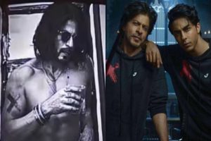 SRK flaunts ripped physique as he goes shirtless in Aryan Khan’s ad