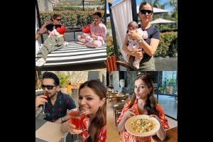 Rubina shares glimpses of staycation with twins: ‘Family that travels together…’