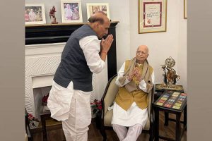 Strengthened country, democracy: Rajnath Singh thanks PM Modi for conferring Bharat Ratna to Advani