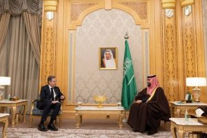 Blinken meets Saudi Crown Prince, addresses humanitarian needs in Gaza