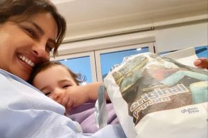 Priyanka Chopra, daughter Malti cozy up with popcorn treat