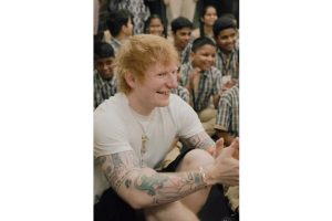 Ed Sheeran visits Mumbai school, swaps performances with students