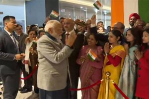 Bhutan: PM Modi interacts with members of Indian diaspora as he arrives at Hotel in Thimphu