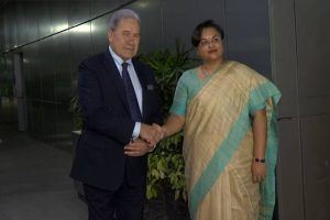 Deputy PM of New Zealand Winston Peters arrives in Delhi for bilateral talks