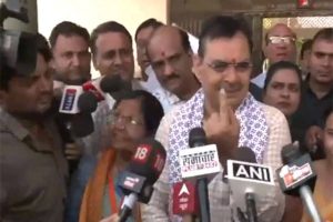 “Rajasthan will repeat history of 2014 and 2019”: CM Bhajanlal Sharma after casting his vote in Jaipur