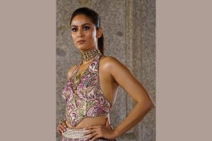 Mira Rajput sports jewellery designer Falguni Mehta’s jadau for Mumbai fashion show