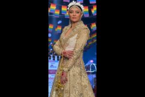 Sushmita supports LGBTQI community as she walks the ramp for Rohit Verma