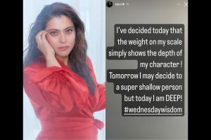 Kajol shares ‘Wednesday wisdom’, shows ‘depth’ of her character