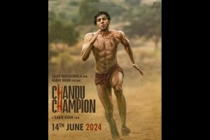 Kartik Aaryan looks ripped as he races in a langot in ‘Chandu Champion’ new look