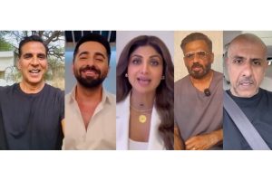 Akshay, Vishal Dadlani, Shilpa, Ayushmann & Suniel Shetty urge Mumbaikars to vote on Monday