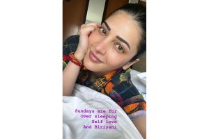 Shruti Haasan offers a peek into her Sunday: ‘Over-sleeping, self-love and biriyani’