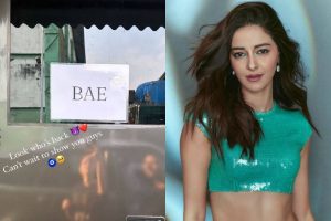 Ananya Panday is back on ‘Call Me Bae’ set: ‘Can’t wait to show you guys’