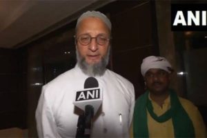 UP: Asaduddin Owaisi campaigns for PDM candidates, urges people to vote for envelope symbol