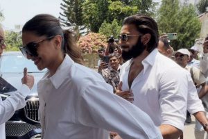 Parents-to-be Deepika Padukone, Ranveer Singh step out to cast their vote in Mumbai