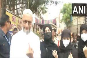 “We should always take our opponent seriously”: AIMIM chief Owaisi after casting his vote in Hyderabad