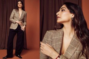 Sonam Kapoor brings her fashion game forward, dons gender-neutral outfit