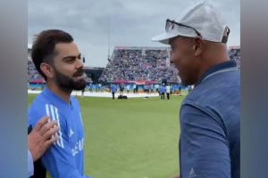 T20 WC: Virat Kohli, Jasprit Bumrah meet legendary basketball player John Starks at New York Stadium