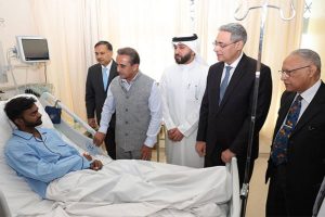 MoS Kirti Vardhan Singh arrives in Kuwait, meets Indians injured in fire incident