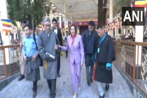 Ex-House Speaker Pelosi, other US delegation members arrive at Dalai Lama Temple to meet Tibetan spiritual leader