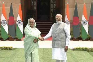 PM Modi holds bilateral talks with Bangladeshi counterpart Sheikh Hasina