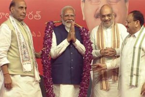 BJP-led NDA forming its third successive government, grateful to people: PM Modi