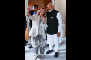 ‘Melodi’ moment again: Italian PM Meloni clicks selfie with PM Modi on sidelines of G7 Summit