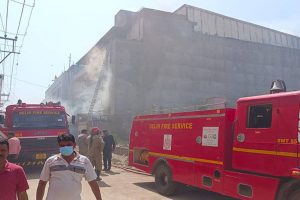 Fire breaks out at LED factory in Delhi’s Mundka industrial area