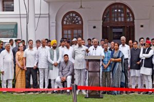 INDIA bloc leaders to enter Lok Sabha together as mark of unity