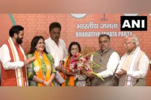 Congress’ prominent Haryana leader Kiran Choudhry, her daughter Shruti join BJP