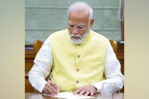 On first day in office as 3rd time PM, Modi signs file on Kisan Welfare