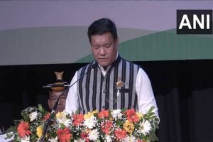 Pema Khandu sworn in as Chief Minister of Arunachal Pradesh for 3rd straight term