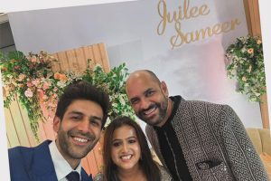 Kartik Aaryan attends wedding of ‘Satyaprem Ki Katha’ director Sameer Vidwans