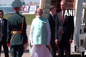 PM Narendra Modi arrives in Moscow, set to meet Russian President Putin today