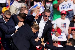 Gunfire at Donald Trump’s rally in Pennsylvania, secret service escorts former US President to safety