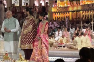 Anupam Kher shares videos of PM Modi, Shankaracharyas from Anant Ambani-Radhika Merchant’s ‘Shubh Aashirwad’ ceremony